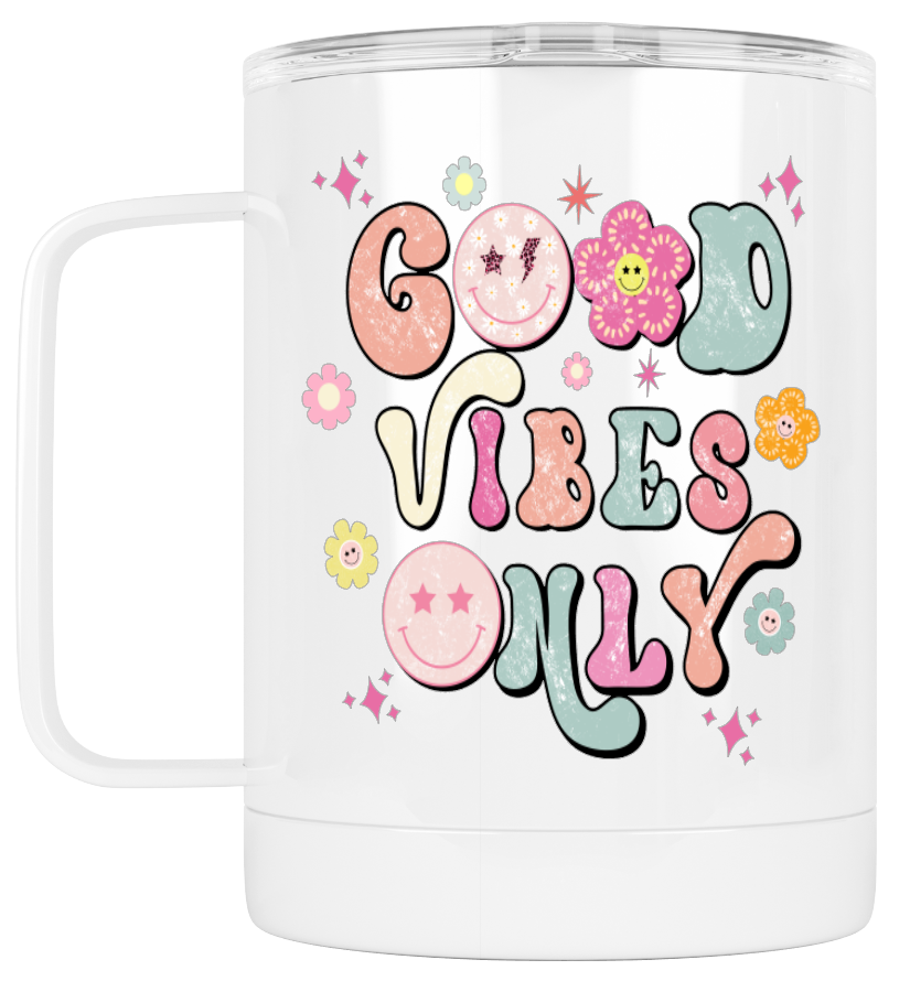 Camping Mug Good Vibes Only