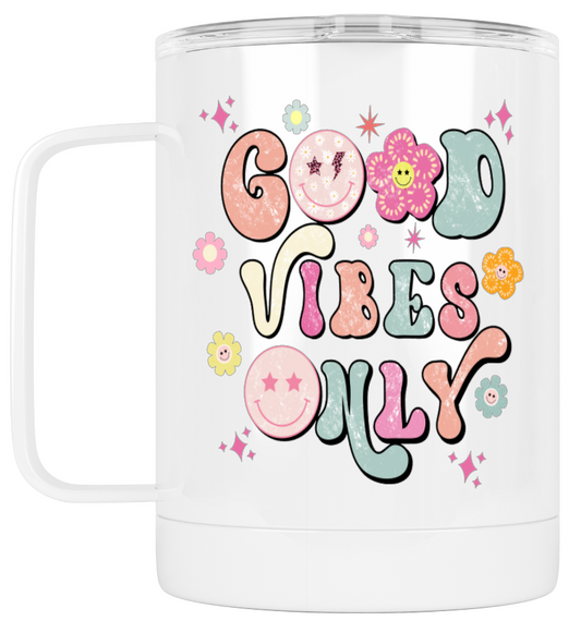 Camping Mug Good Vibes Only