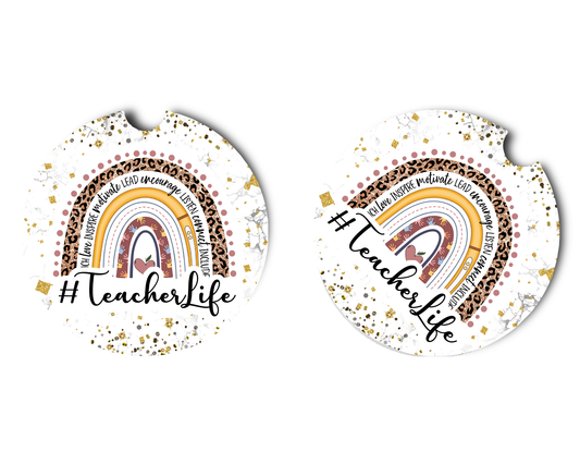 Car Coaster Retro Teacher