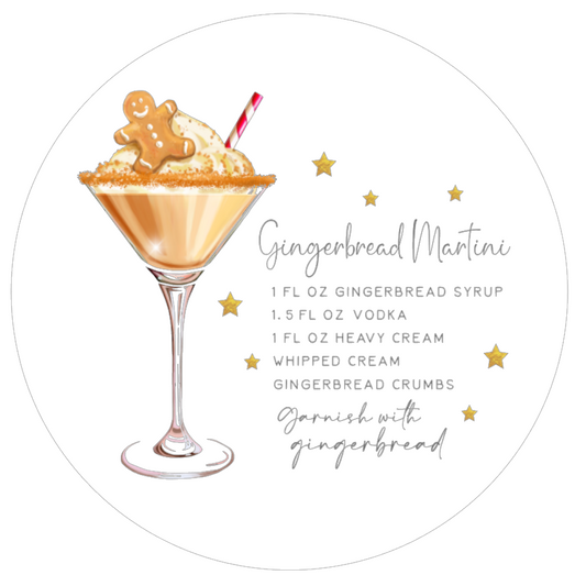 Coaster Gingerbread Cocktail