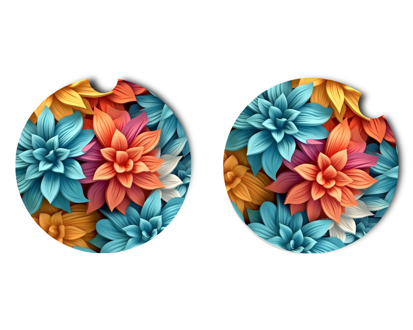 Car Coaster Tropical Floral