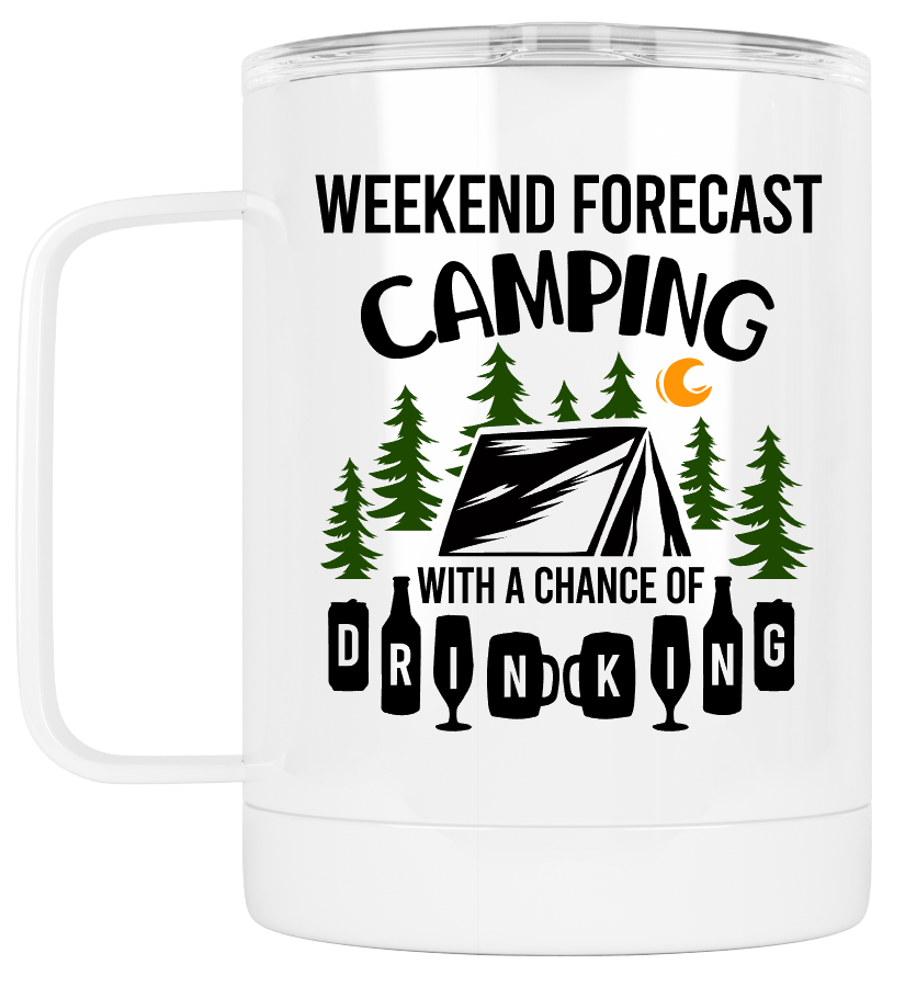 Camping Mug Weekedn Forecast