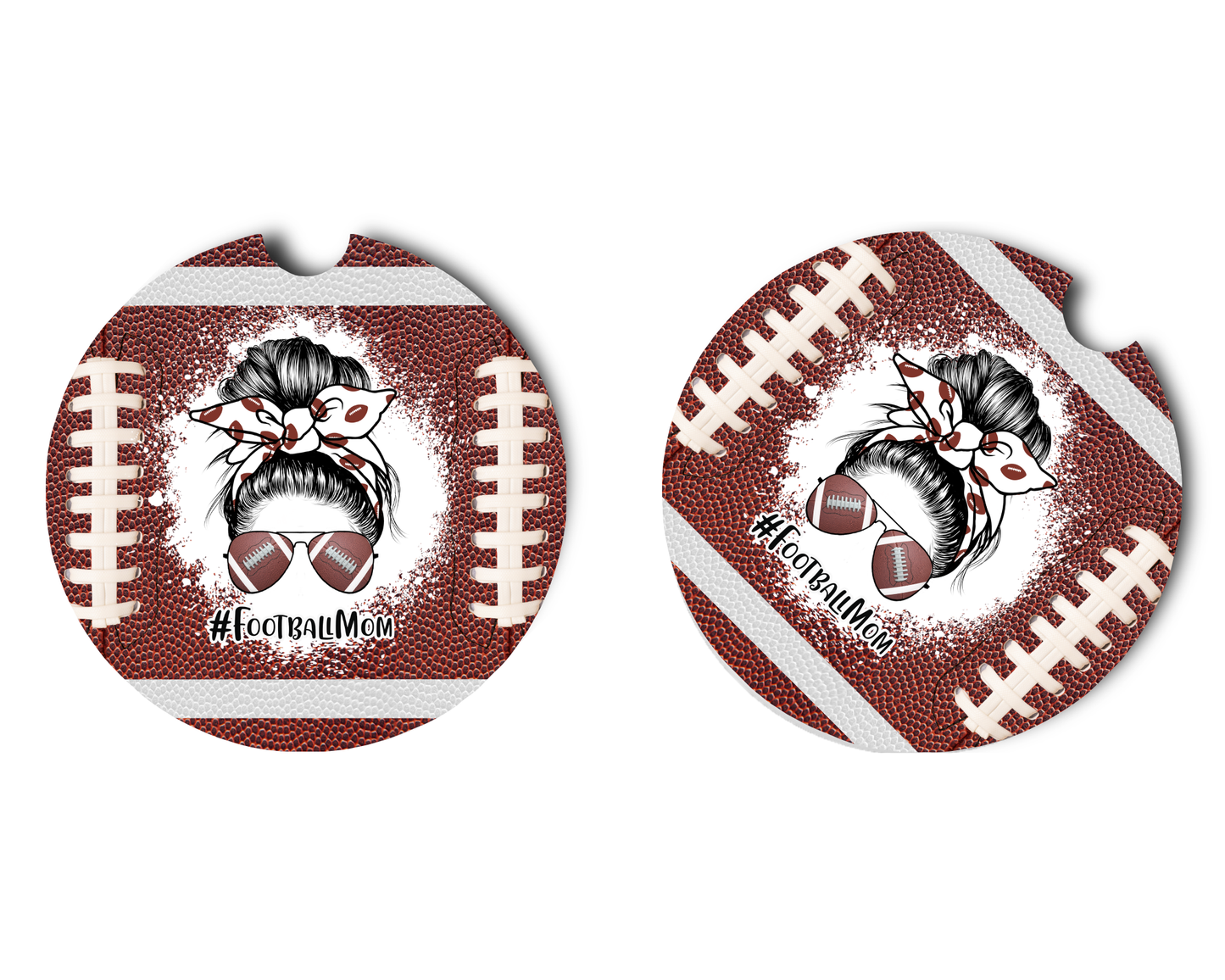 Car Coaster Football Mom