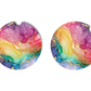 Car Coaster Rainbow Marble