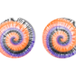 Car Coaster Tie Dye orange/black/purple