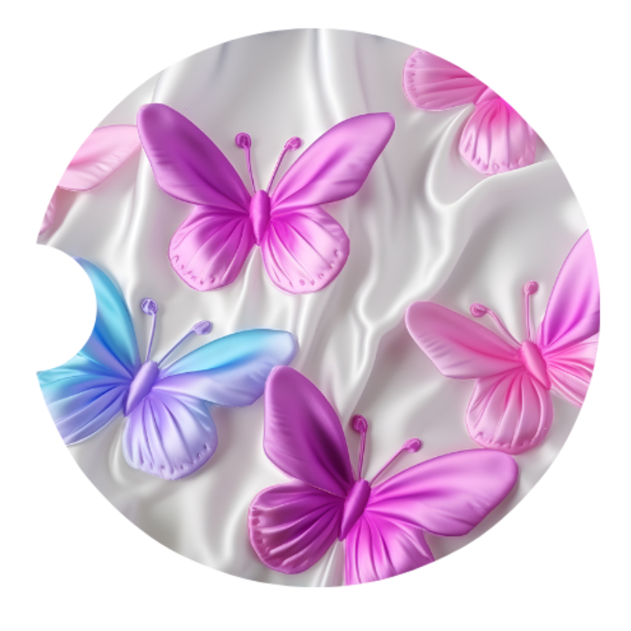 Car Coaster Butterflies