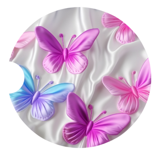 Car Coaster Butterflies