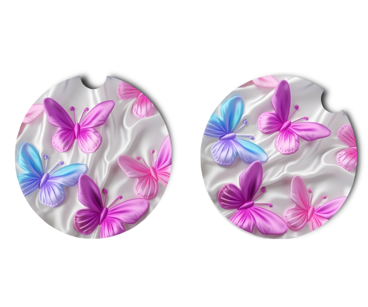 Car Coaster Butterflies