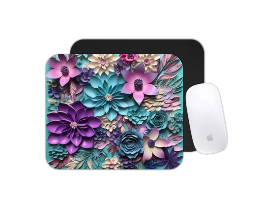 Mouse Pad Floral 3D