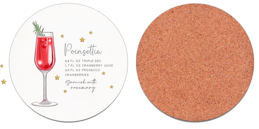 Coaster Poinsettia Cocktail