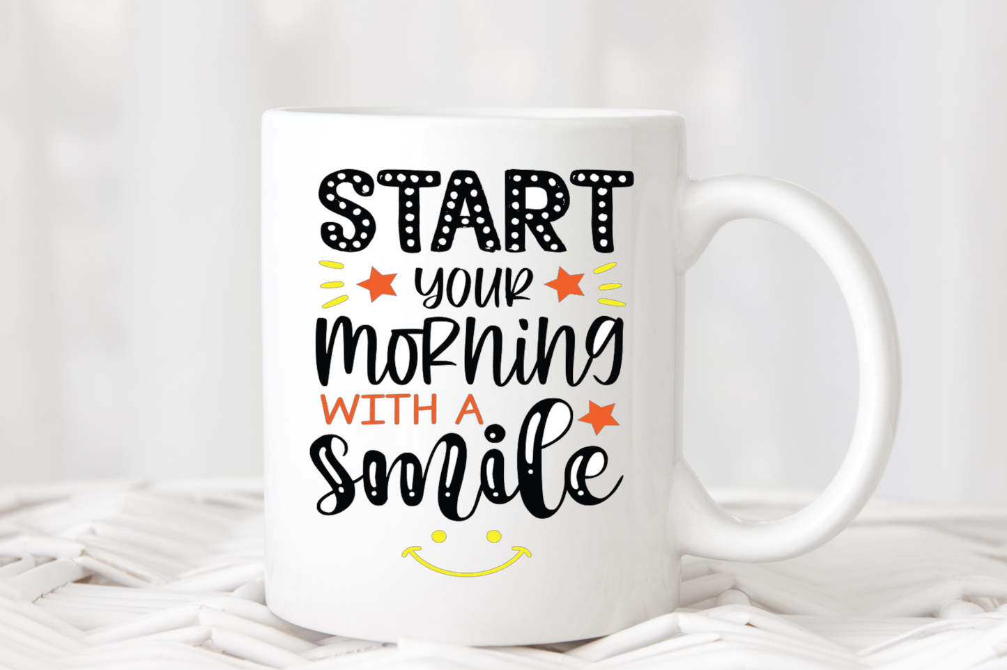 Coffee Mug - Start your morning with a smile