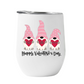 Wine Tumbler Gnome Valentines Day