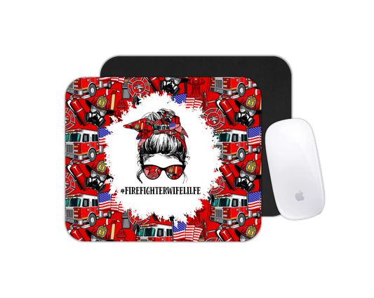Mouse Pad Firefighters Wife