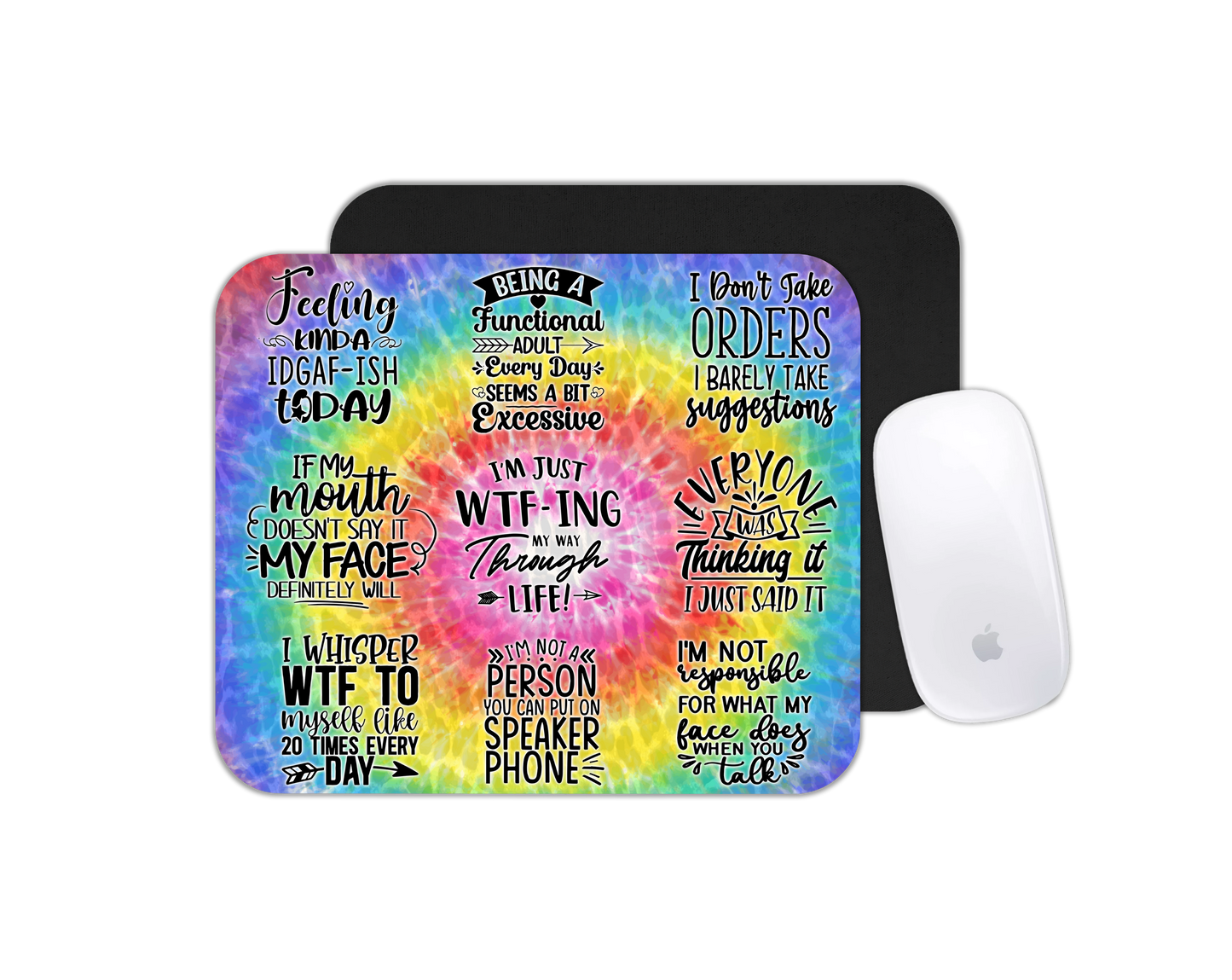 Mouse Pad Assorted Phrases