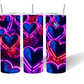 20oz Tumbler Neon Hearts